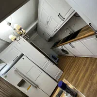 کابینت نئوکلاسیک با صفحه بلوط|مصالح و تجهیزات ساختمان|اندیشه, |دیوار