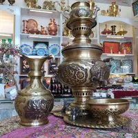 سماور شب یلداذغالی وگازی ۹لیتری برنجی آنتیک ضخیم|سماور، چای‌ساز، قهوه‌ساز|مشهد, چهارباغ|دیوار