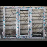درب سرویس و پنجره pvc پی وی سی|مصالح و تجهیزات ساختمان|ساری, |دیوار