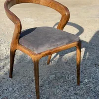 صندلی ناهارخوری روستیک تمام چوب گردو