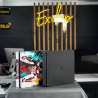 کنسول بازی PS4 slim  کپی خور اسلیم یک ترا با بازی|کنسول، بازی ویدئویی و آنلاین|یزد, |دیوار