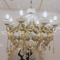 لوستر ترکیبی برنز و سرامیک