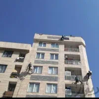 کار در ارتفاع کینتکس رنگ.عایق نور پردازی رنگ|خدمات پیشه و مهارت|شیراز, خلدبرین|دیوار