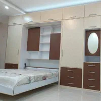 تخت تاشو دونفره|تخت و سرویس خواب|قم, کلهری|دیوار