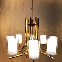 لوستر مدرن مدل پیچک|لوستر و چراغ آویز|کرج, حصارک بالا|دیوار