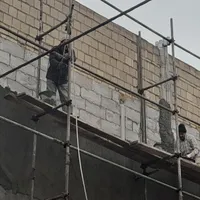 سیمانکاری.ینایی خرده کاری.دیوار باغ