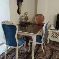 میز ناهار خوری چوبی در حد نو و سالم شش نفره|میز و صندلی غذاخوری|تهران, امیریه|دیوار
