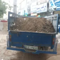 حمل خاک ونخاله ومصالح ساختمان با نیسان کمپرسی