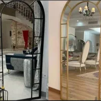 فروش اینه گنبدی قدی فلزی ساده پنجره ای پایه دار|آینه|کرج, گوهردشت|دیوار
