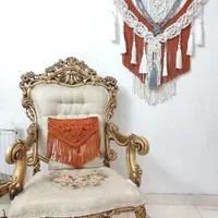 کوسن مکرومه مکرمه ترند|رختخواب، بالش، پتو|تهران, هفده شهریور|دیوار