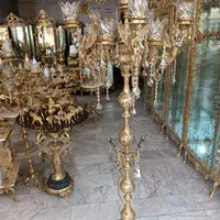 آباژر سالنی سنگین برنز برنزی|چراغ خواب و آباژور|کرج, حصارک بالا|دیوار