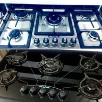 اجاق گاز صفحه ای شیشه ۵شعله رز گاز مدل cooker|اجاق گاز و لوازم برقی پخت‌وپز|رشت, رشتیان|دیوار