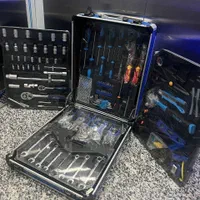 جعبه ابزار کامل چمدانی جعبه بکس جعبه اچار ۱۸۷ پارچ