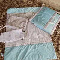 رو تختی و آویز تخت . سبد اسباب بازی .لوستر .
