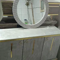 کنسول آینه + میزکنسول+ میز تلویزیون ست|بوفه، ویترین، کنسول|کرج, مهرویلا جنوبی|دیوار