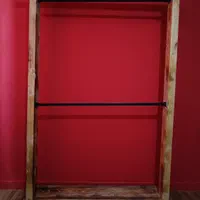 رگال دوطبقه/چوب روس/چوب‌کار|فروشگاه و مغازه|اصفهان, فیض|دیوار