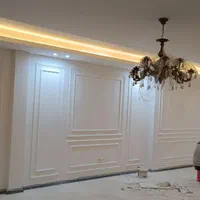 گچبری پیش ساخته نورمخفی قاب بندی گل سقف باکس|خدمات پیشه و مهارت|مشهد, شهرک شهید باهنر|دیوار