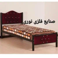 تخت یکنفره (تخت1نفر )صنایع فلزی نوری|تخت و سرویس خواب|مشهد, خواجه ربیع|دیوار