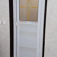 درب آلومینیوم در آلومینیومیupvc انباری نصب روی4چوب|مصالح و تجهیزات ساختمان|شیراز, میانرود|دیوار