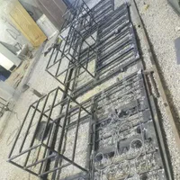 درب هال پنجره طرح فرفوژه کدL|مصالح و تجهیزات ساختمان|اهواز, زرگان|دیوار