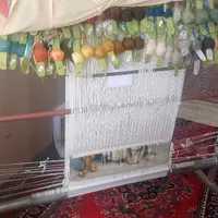 تابلو فرش شطرنج باز طرح اروپایی و خاص سایز کوچک