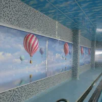 پرده  ضد آب  استخری. اداری