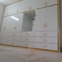 کمد دیواری اشکاف کمددیواری|کتابخانه، شلف، قفسههای دیواری|مشهد, پنجتن|دیوار