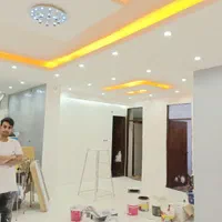 نقاشی رنگ آمیزی ساختمان نقاش کناف بتونه ماستیک|خدمات پیشه و مهارت|کرمان, |دیوار