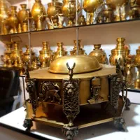 ست کامل سماور ذغالی برنجی زغالی گازی منقل سماوری|سماور، چای‌ساز، قهوه‌ساز|مشهد, انصار|دیوار
