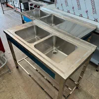 سینک صنعتی/سینک دوقلو/سینک ظرفشویی/سینک استیل|کافی‌شاپ و رستوران|تهران, یافت آباد شمالی|دیوار