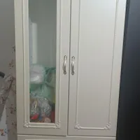 کمدبچه درحد نو وکمدلباس مشگی وجاکفشی کارکرده