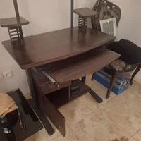 میز کامپیوتر تحریر چوبی MDF و پایه های فلزی|میز تحریر و کامپیوتر|تهران, ظفر|دیوار