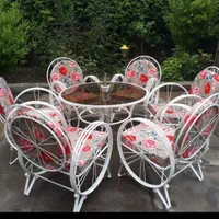 میز و صندلی باغی ویلایی فلزی کد 46 کترینگ رستوران|میز و صندلی غذاخوری|مشهد, عامل|دیوار