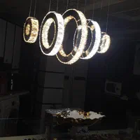 لوستر الماس.کهکشانی لاینر المپیک ۵حلقه.AC light|لوستر و چراغ آویز|تهران, سنگلج (شاپور)|دیوار