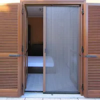 توری پلیسه در یو پی وی سی پنجره upvc شیشه بالکن
