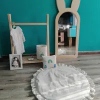 ست آینه چوبی و رگال چوبی کودک
