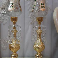 شمعدان طرح چک کریستال|صنایع دستی و سایر لوازم تزئینی|تهران, دولاب|دیوار