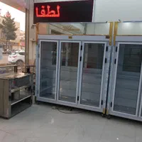 یخچال فریزر ایستاده ویترینی اکواریومی|فروشگاه و مغازه|مشهد, توس (بلوار توس)|دیوار
