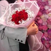 دسته گل رز قرمز  ژیپسوفیلا تولد هدیه سوپرایزی|گل و گیاه طبیعی|تهران, خرمشهر|دیوار