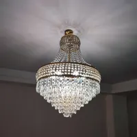 یک لوستر ده شاخه کریستال اتریش