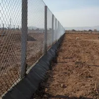 فنس کشی پایه توری حصاری تیرچه داربستی سیم خاردار