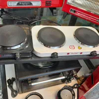 اجاق گاز برقی تک شعله و ۲ شعله رومیزی هیتر برقی|اجاق گاز و لوازم برقی پختوپز|رشت, نظری|دیوار