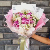 دسته گل رز طبیعی خواستگاری هدیه تولد|گل و گیاه طبیعی|مشهد, هنرور|دیوار