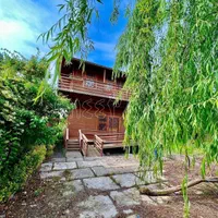 باغچه ویلا روستایی400متری با کلبه چوبی دوبلکس|فروش خانه و ویلا|نور, |دیوار