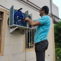نصب و سرویس و تعمیر انواع کولرگازی اسپیلت پنجره ای|خدمات پیشه و مهارت|لاهیجان, بازکیاگوراب|دیوار