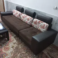 فروش مبلمان ۸ نفره همراه ۴ عدد میز جلو مبلی|مبلمان خانگی و میز عسلی|بیرجند, |دیوار