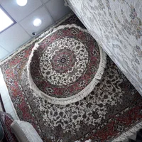 فرش ۲۵۵۰تراکم اولیا اکریلیک نخ دایره۱/۵×۱/۵سایز