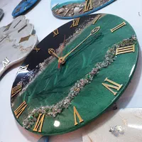 ساعت دیواری طرح سبز درخشان|ساعت دیواری و تزئینی|تهران, مجیدیه|دیوار