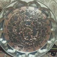 سینی مسی و برنجی قلمکاری دست|کلکسیون اشیاء عتیقه|تهران, مهرآباد جنوبی|دیوار