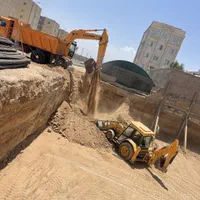 خاکبرداری شفته باتارد.اجرای سازه نگهبان